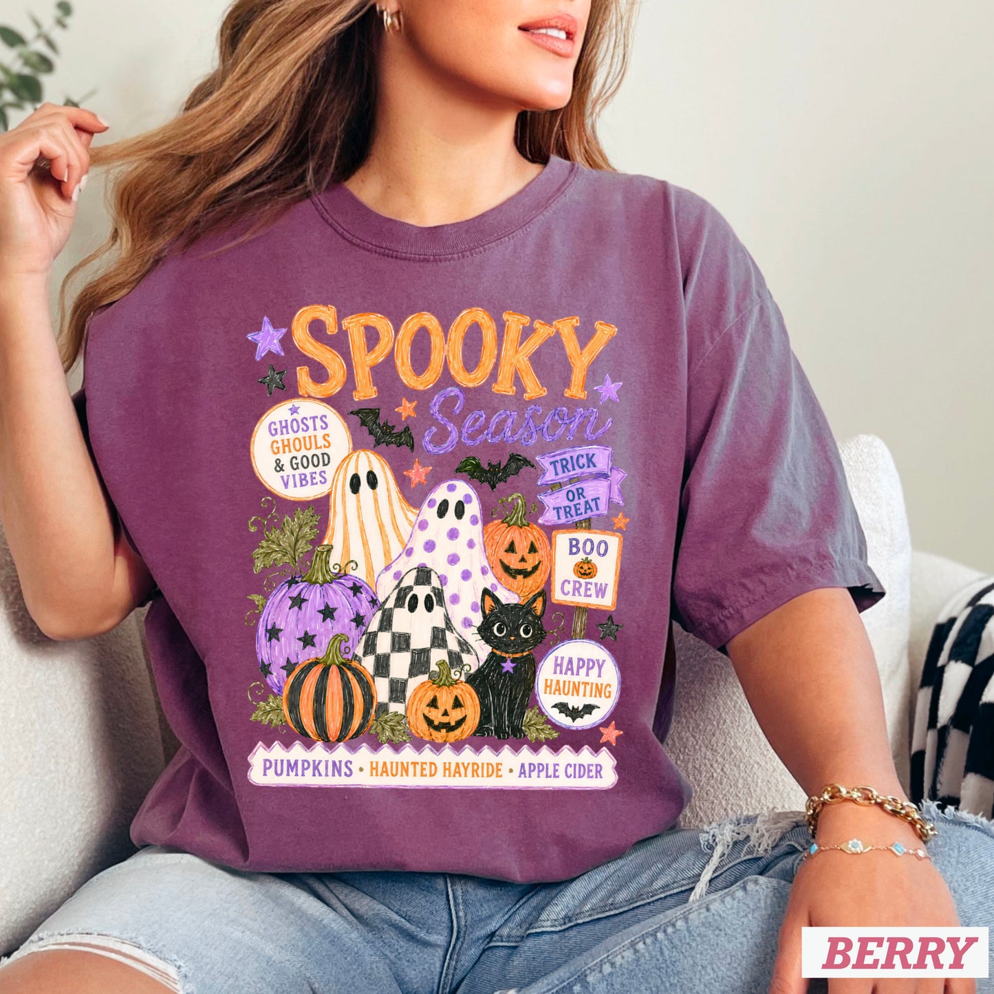 Spooky Season Comfort Color Graphic Tee