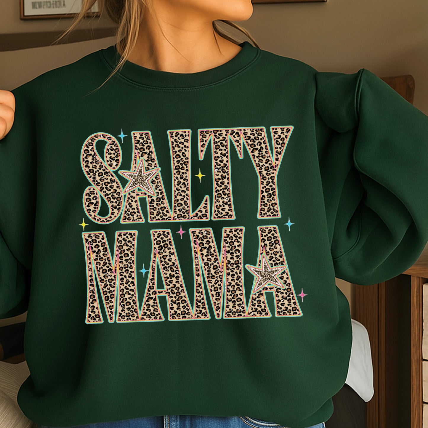 Salty Mama Crewneck Sweatshirt