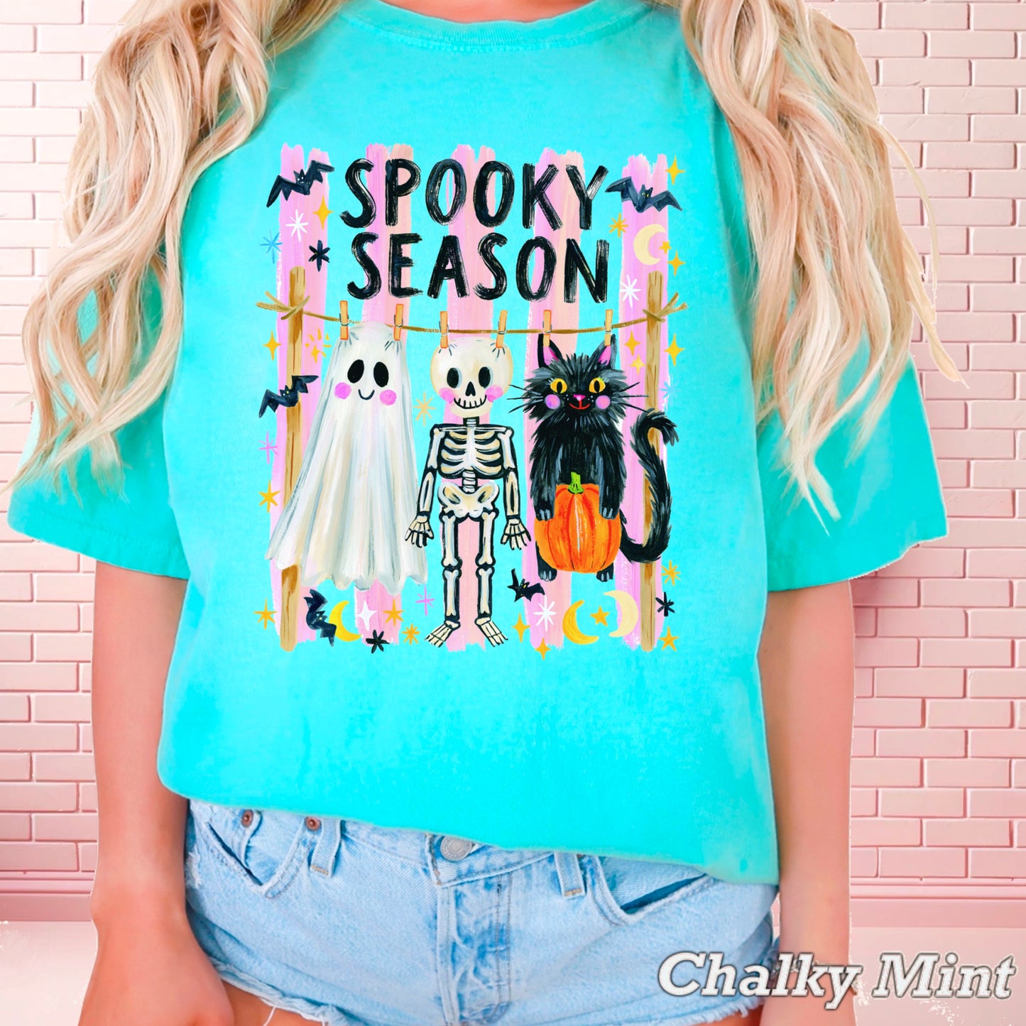 Spooky Season Halloween Comfort Color Graphic Tee