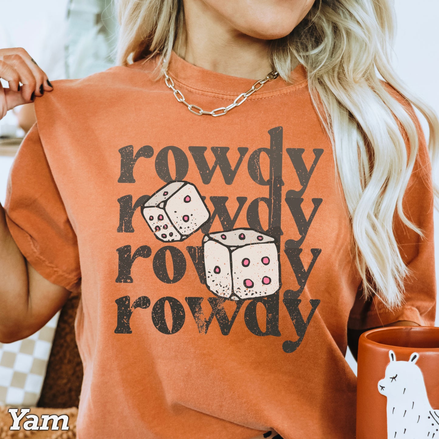 Rowdy Dice Comfort Color Graphic Tee