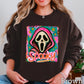 Spooky Floral Crewneck Sweatshirt