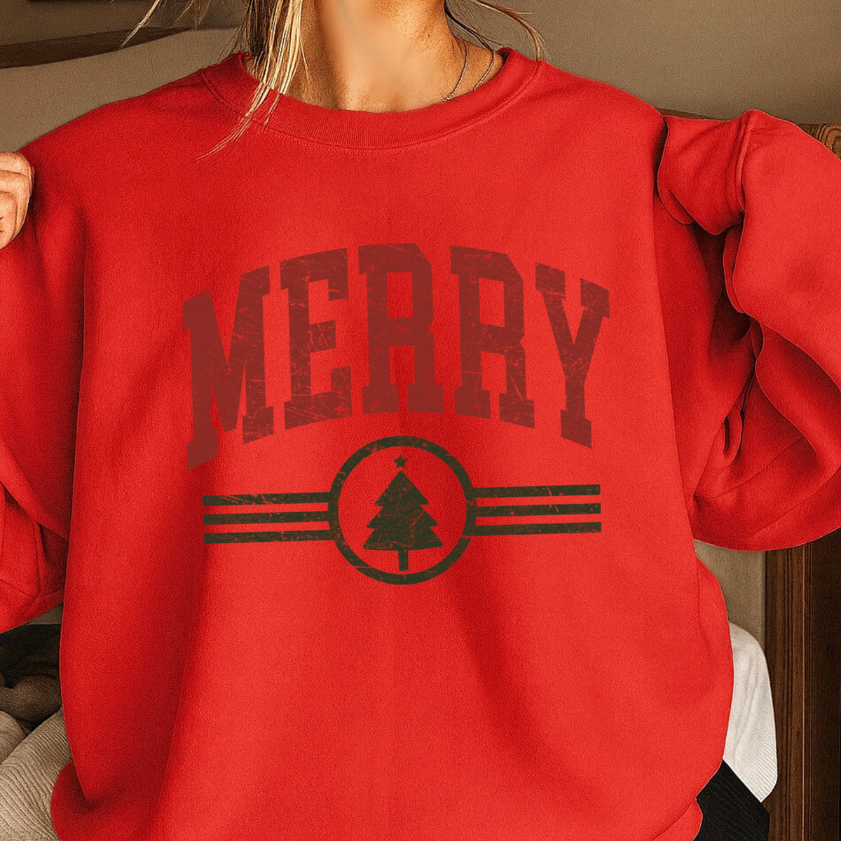 Merry Christmas Crewneck Sweatshirt
