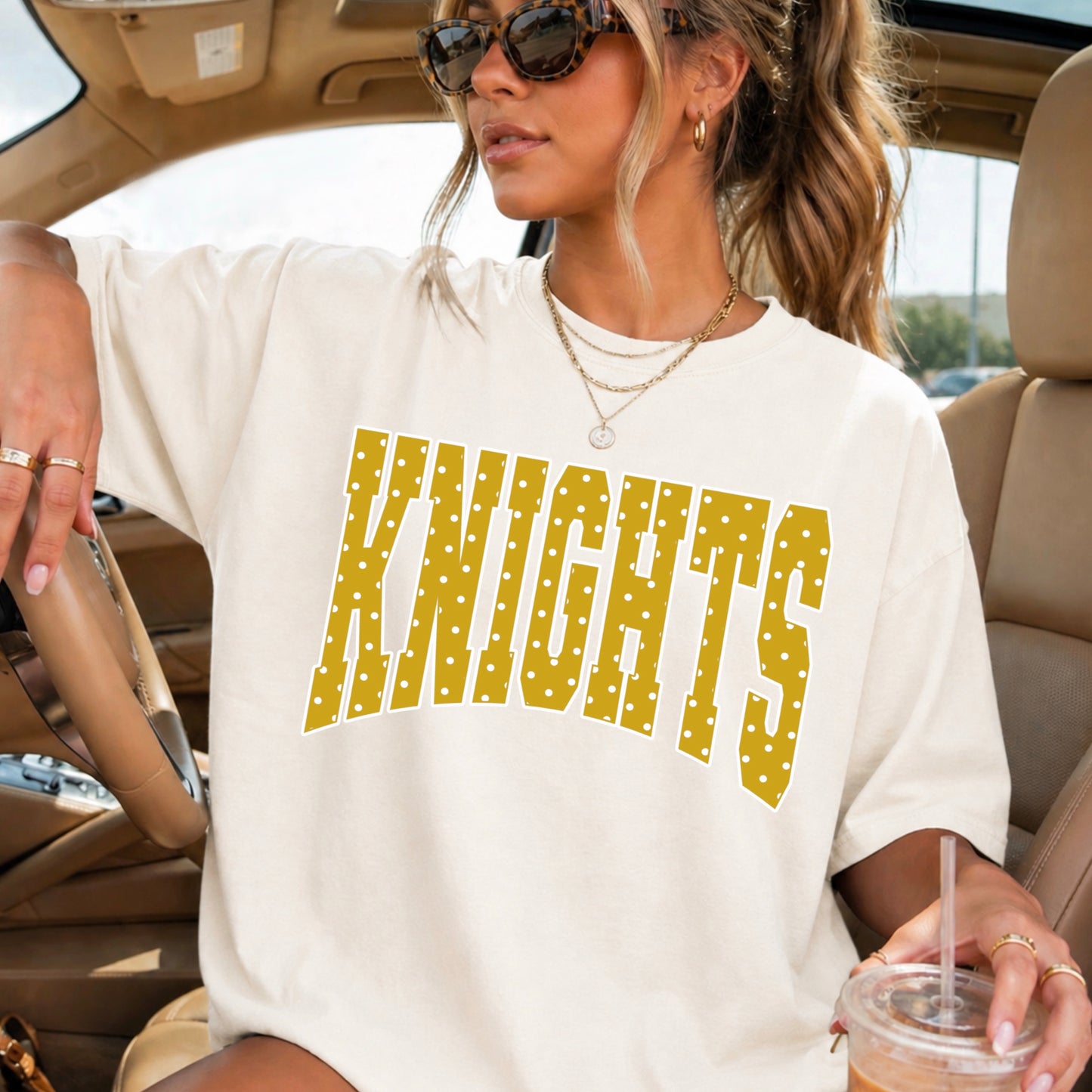 Knights Comfort Color Graphic Tee