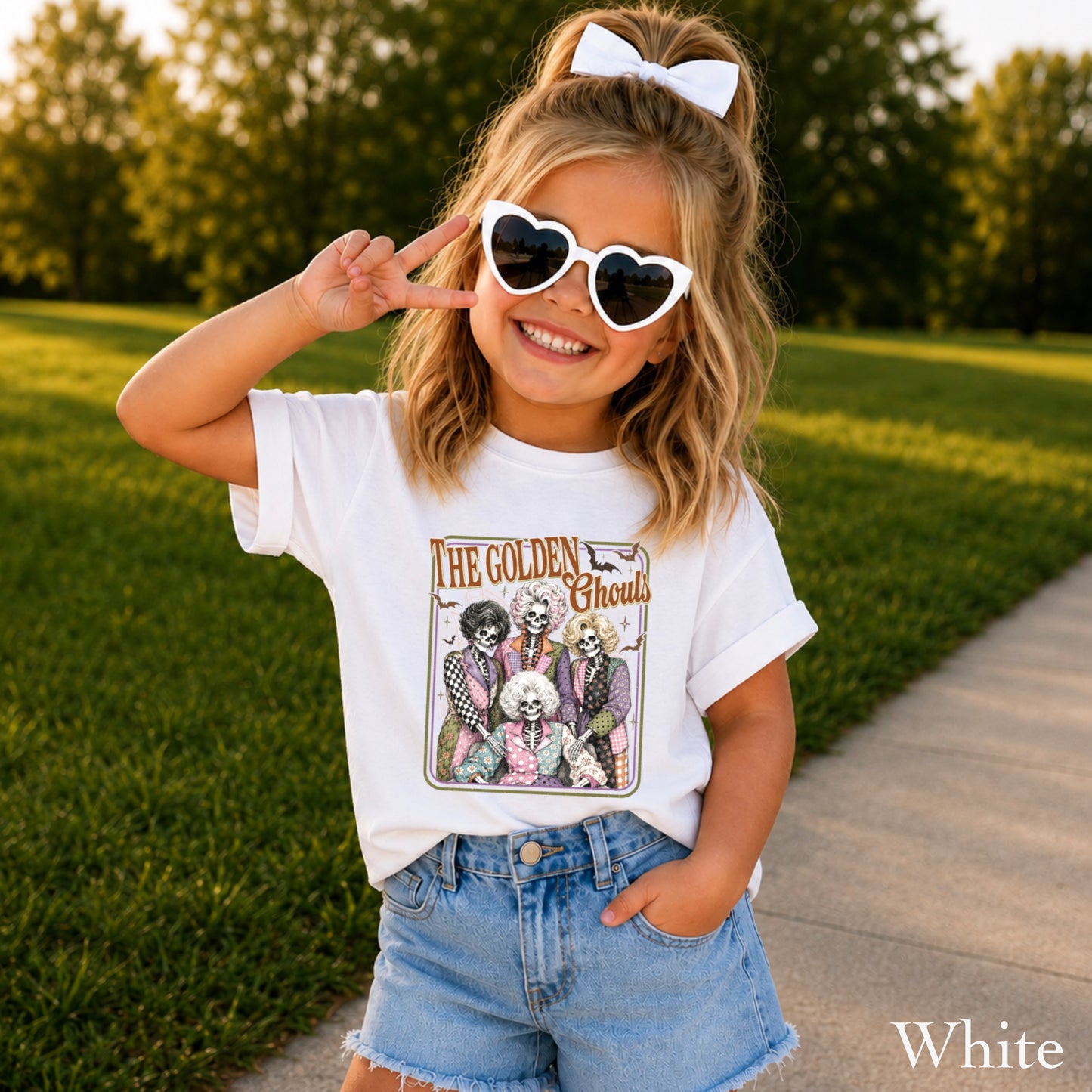 The Golden Ghouls Youth Comfort Color T-Shirt