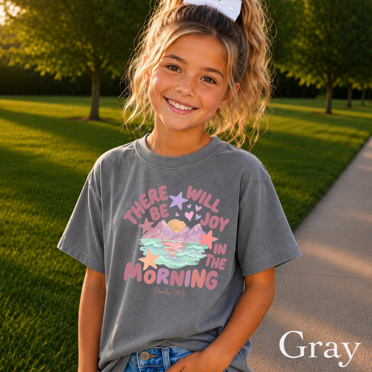 There Will Be Joy In The Morning Youth Comfort Color T-Shirt