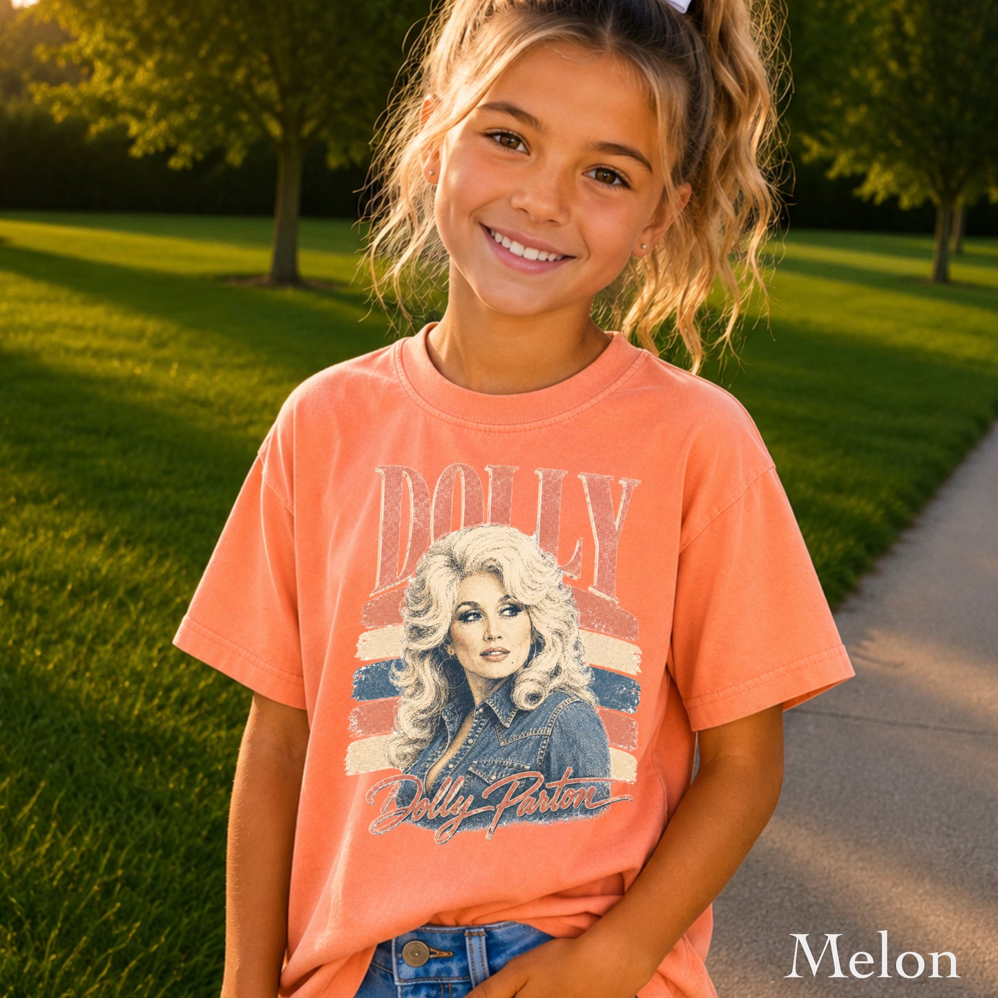 Retro Dolly Youth Comfort Color T-Shirt