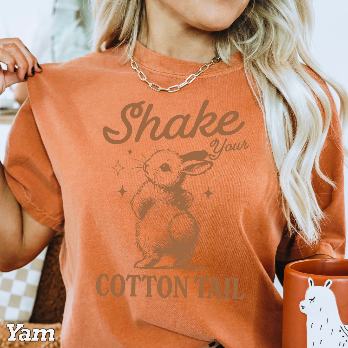 Shake Your Cotton Tail Easter Comfort Color Graphic Tee