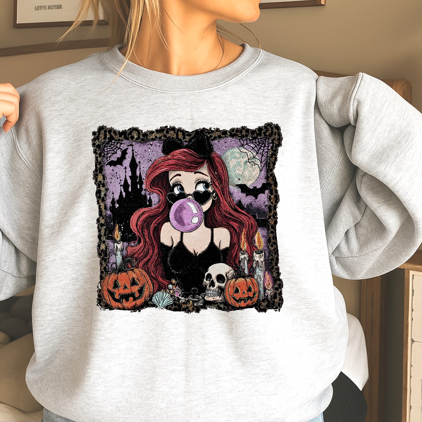 Halloween Princess Halloween Crewneck Sweatshirt