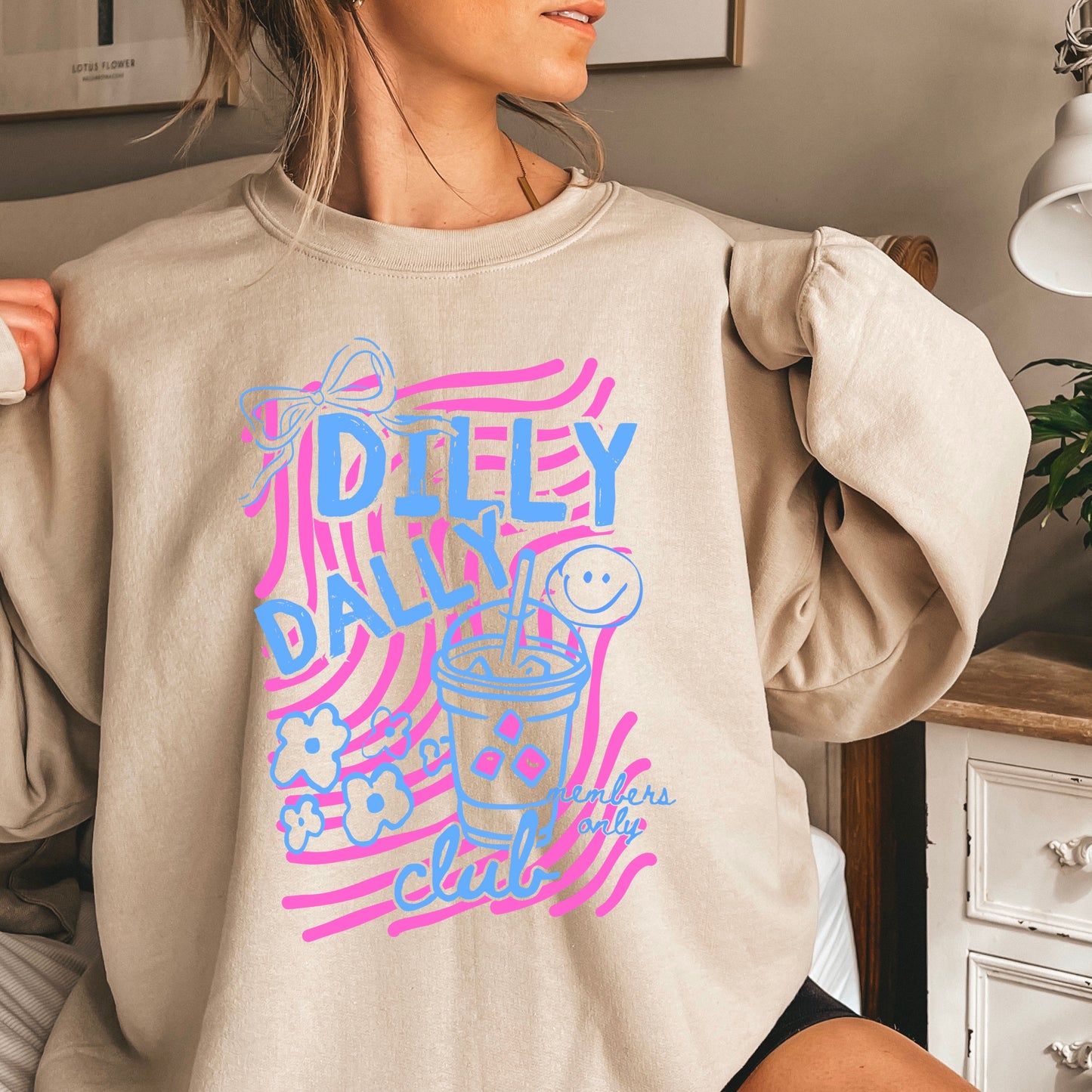 Dilly Dally Club Crewneck Sweatshirt