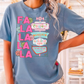 Fa La La Comfort Color Graphic Tee
