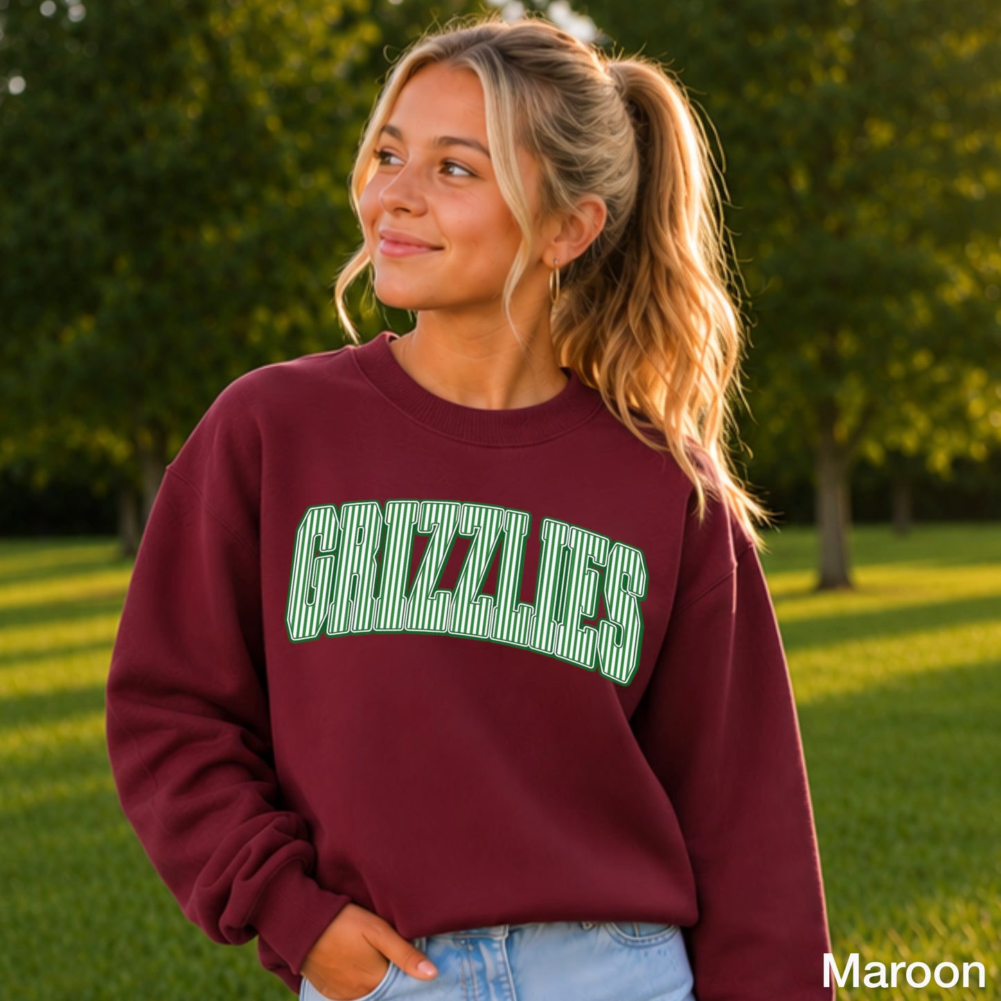 Grizzlies Youth Crewneck Sweatshirt