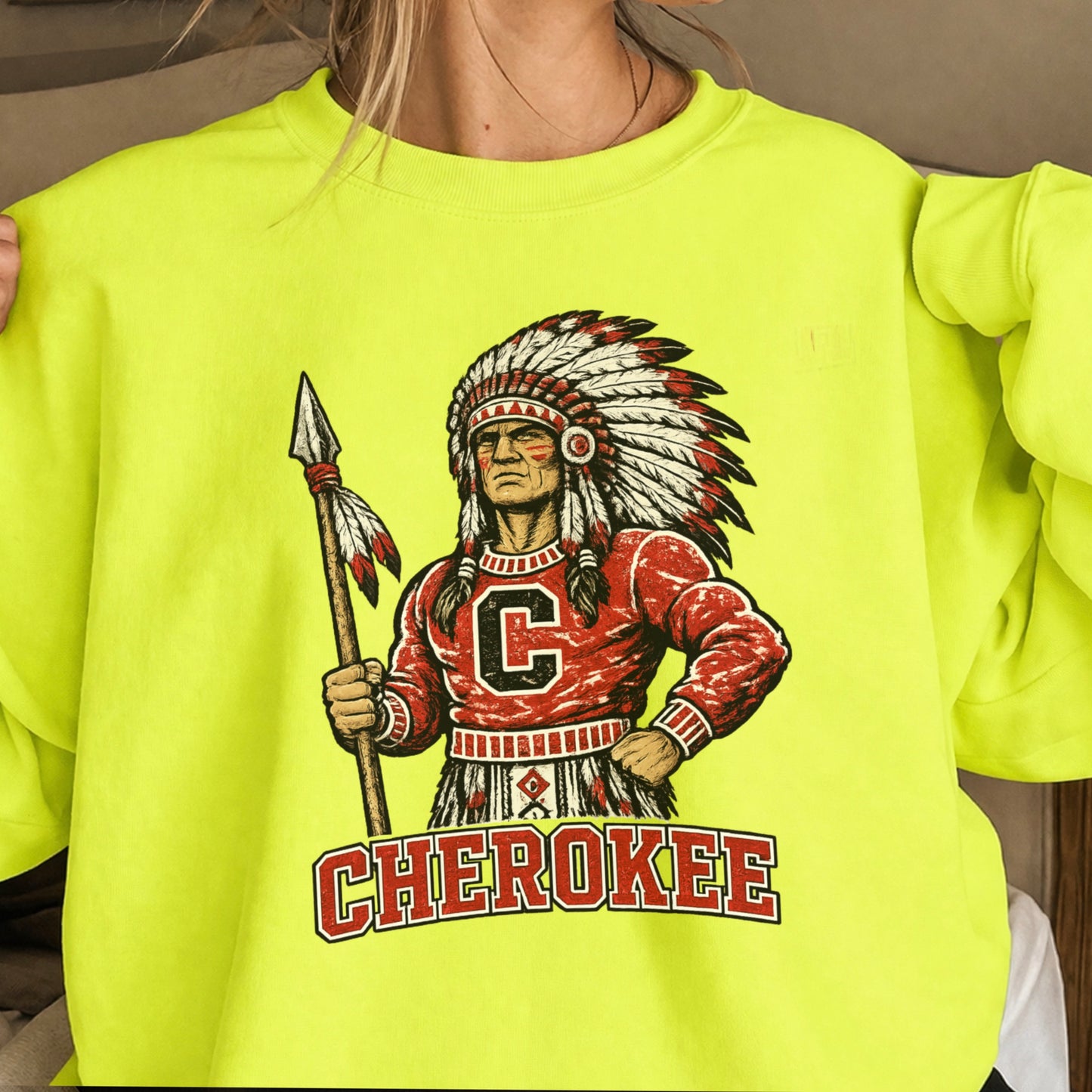 Cherokee Warriors Crewneck Sweatshirt