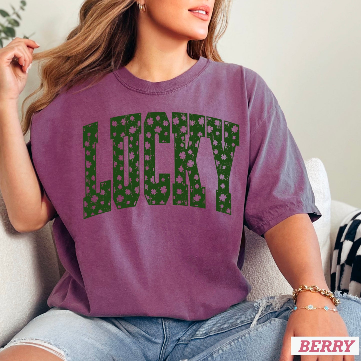 Lucky St. Patrick’s Day Comfort Color Graphic Tee
