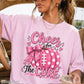 Cheer For The Cure Comfort Color Graphic Tee