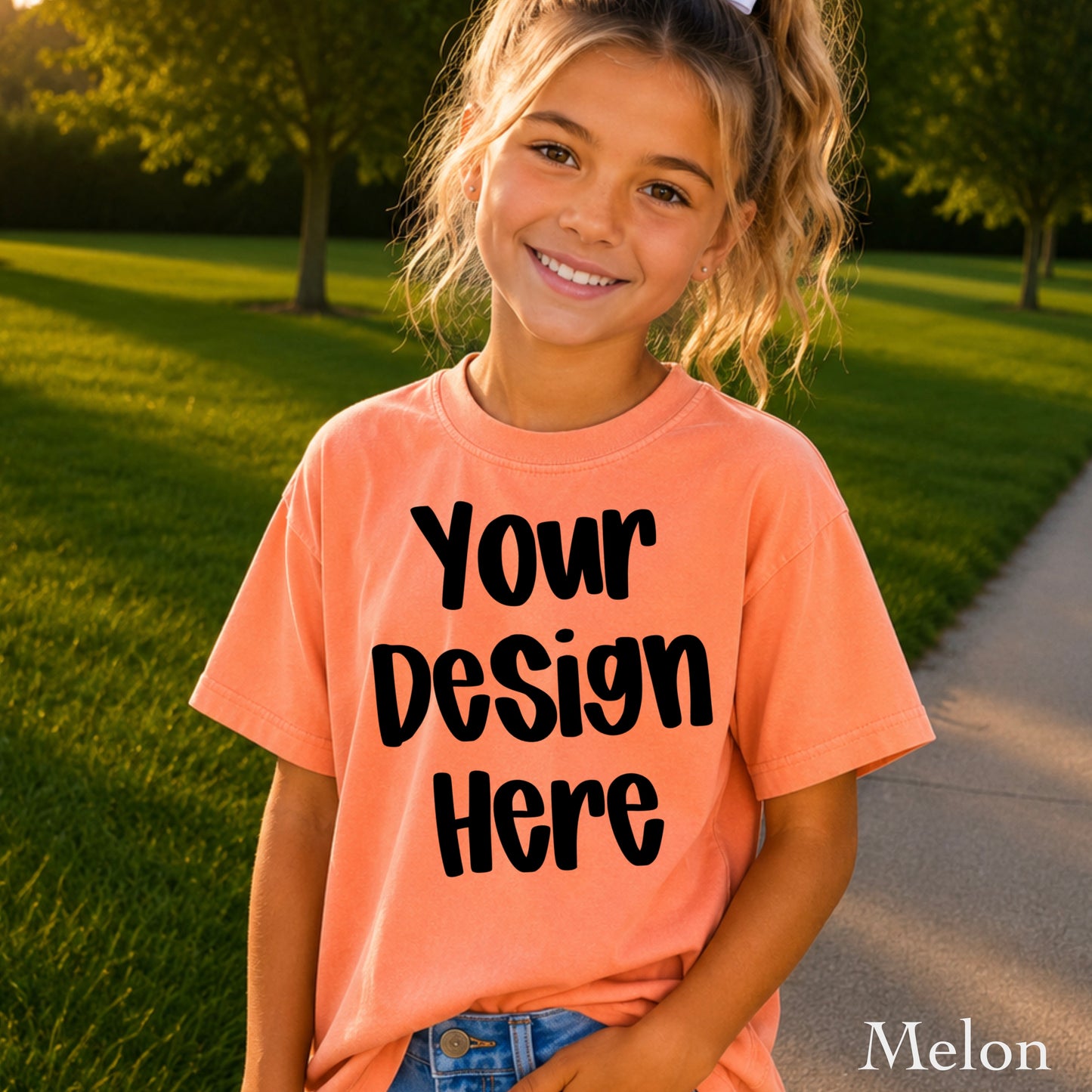 Custom Youth Print On Demand Comfort Color T-Shirt