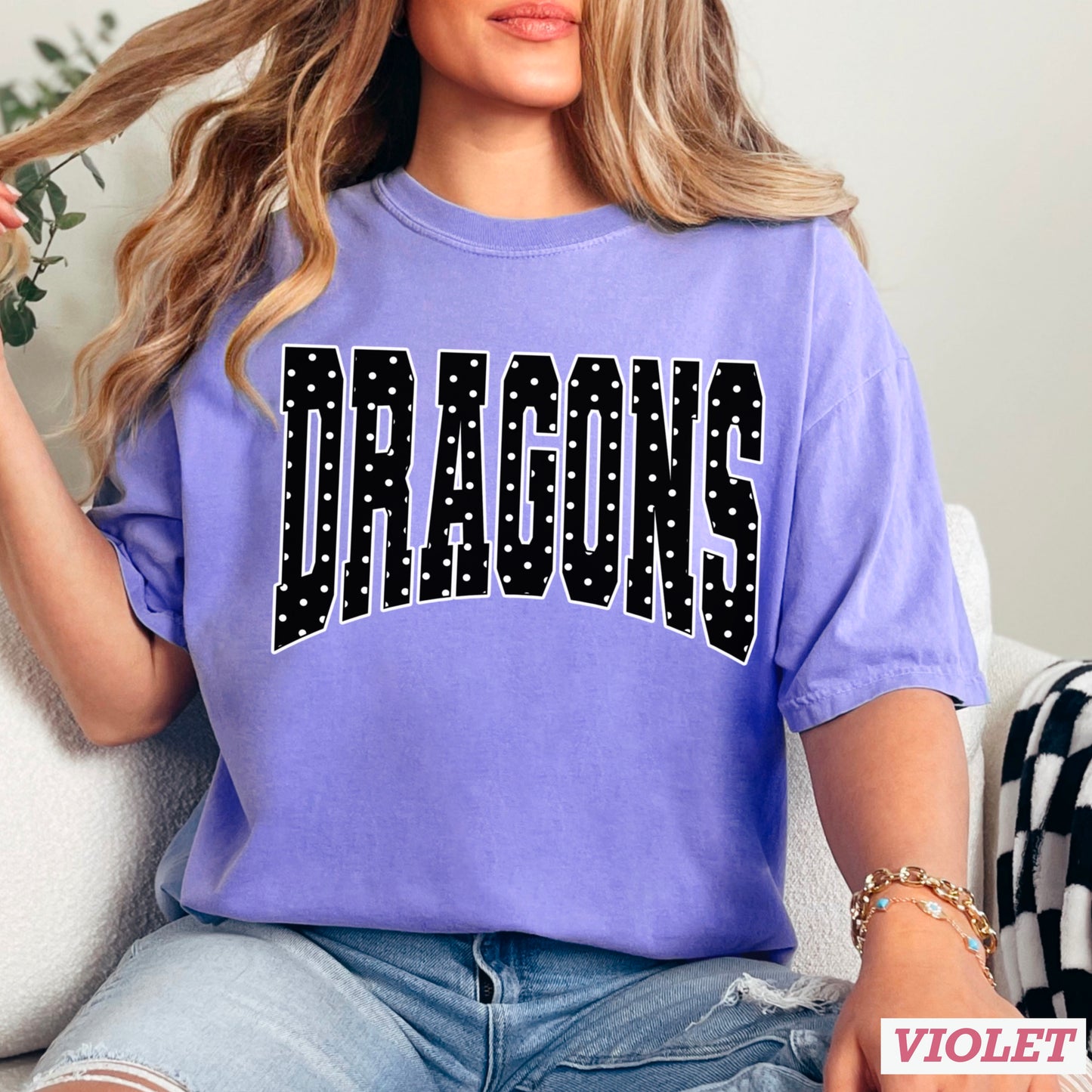 Dragons Comfort Color Graphic Tee