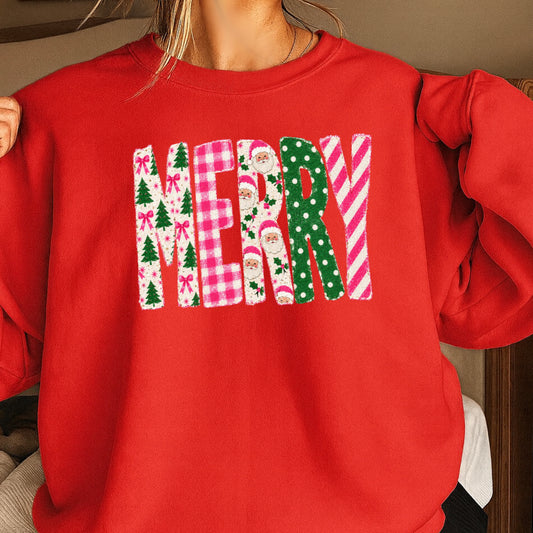 Merry Christmas Crewneck Sweatshirt