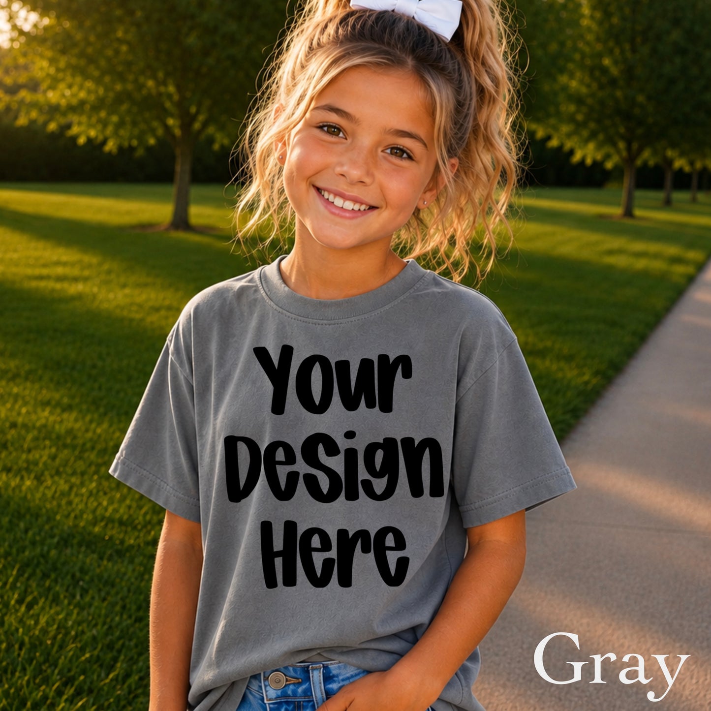 Custom Youth Print On Demand Comfort Color T-Shirt