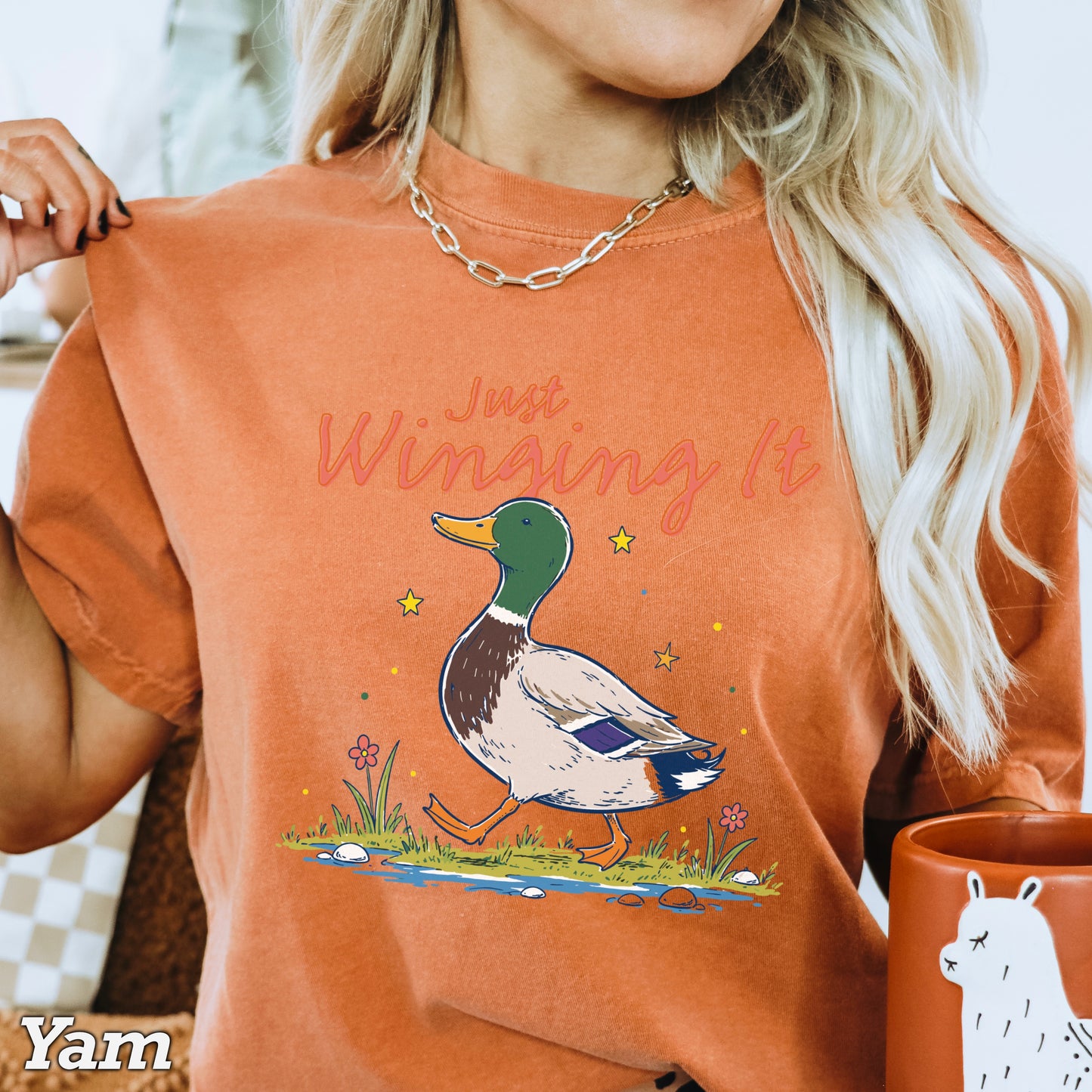 Just Winging It Comfort Color Graphic Tee