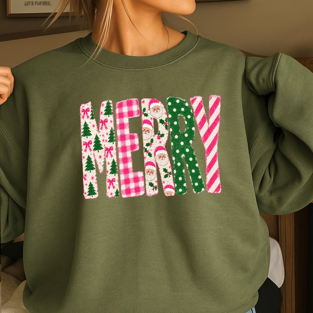 Merry Christmas Crewneck Sweatshirt