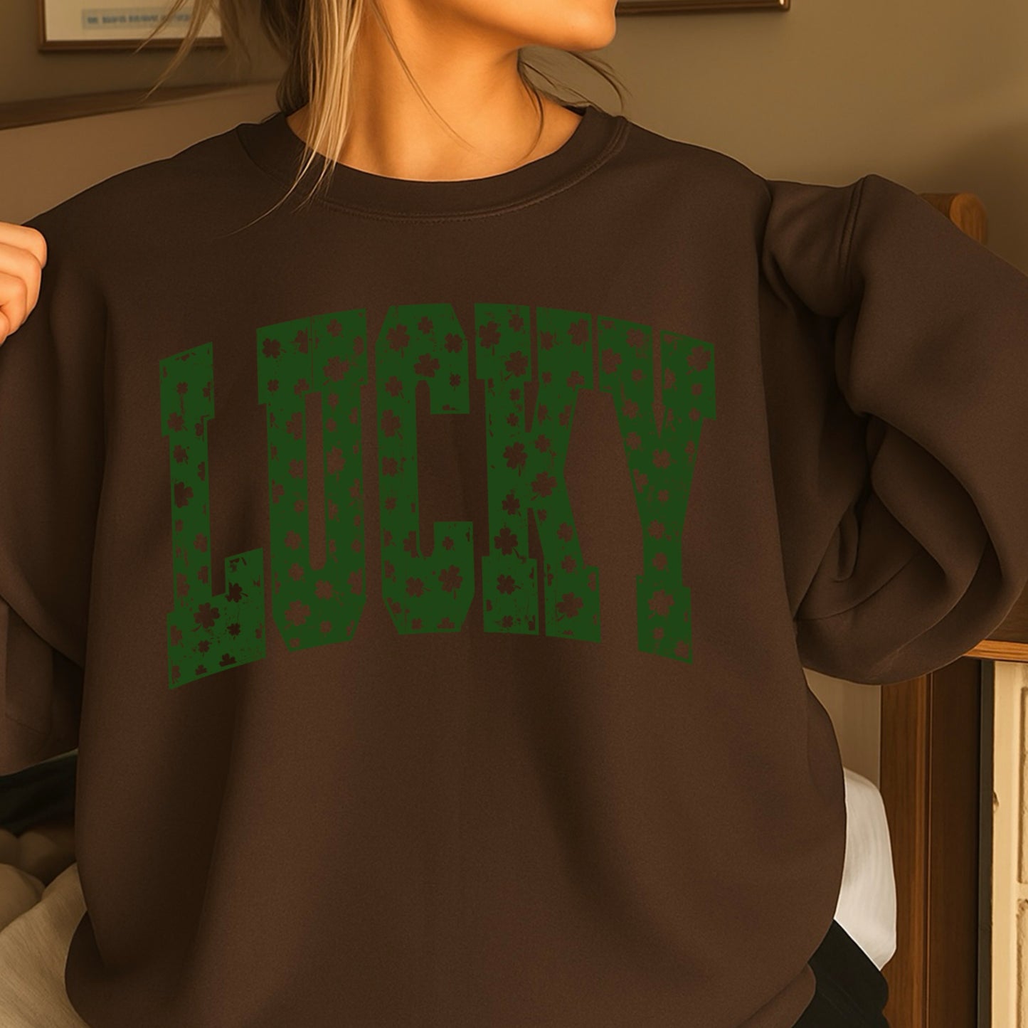 Lucky St. Patrick’s Day Crewneck Sweatshirt