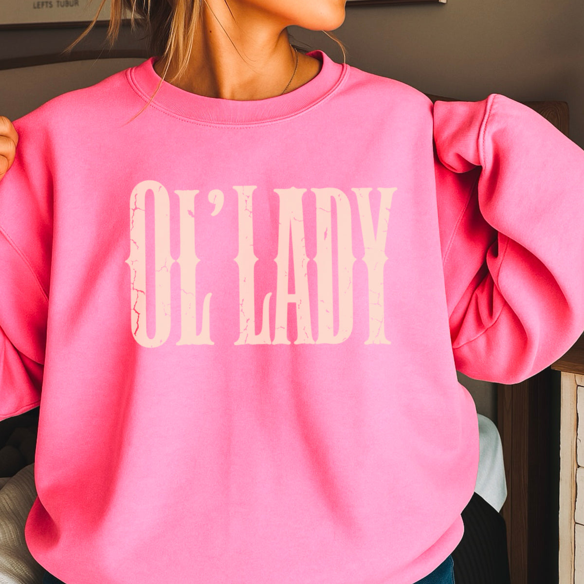Ol’ Lady Crewneck Sweatshirt