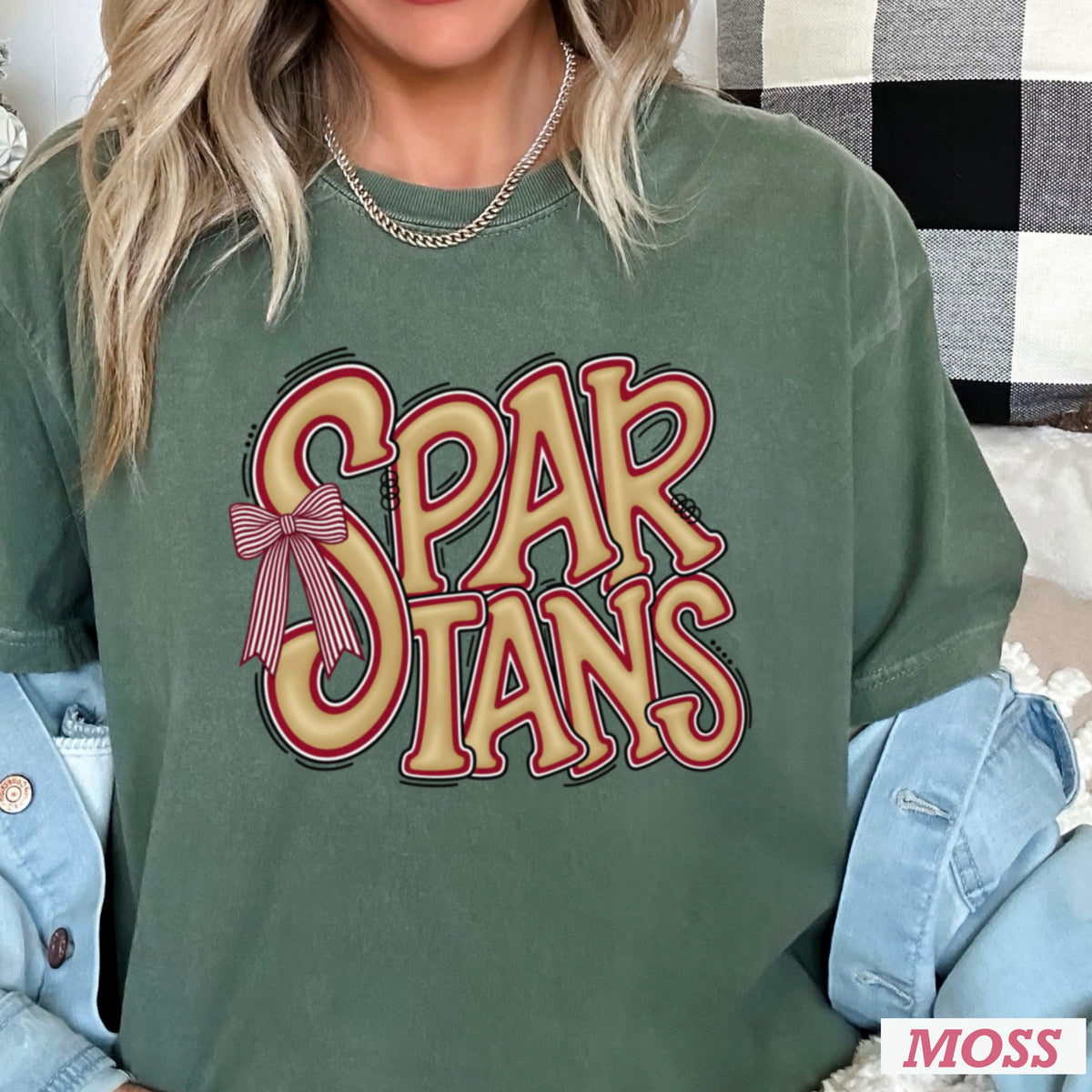 Spartans Comfort Color Graphic Tee