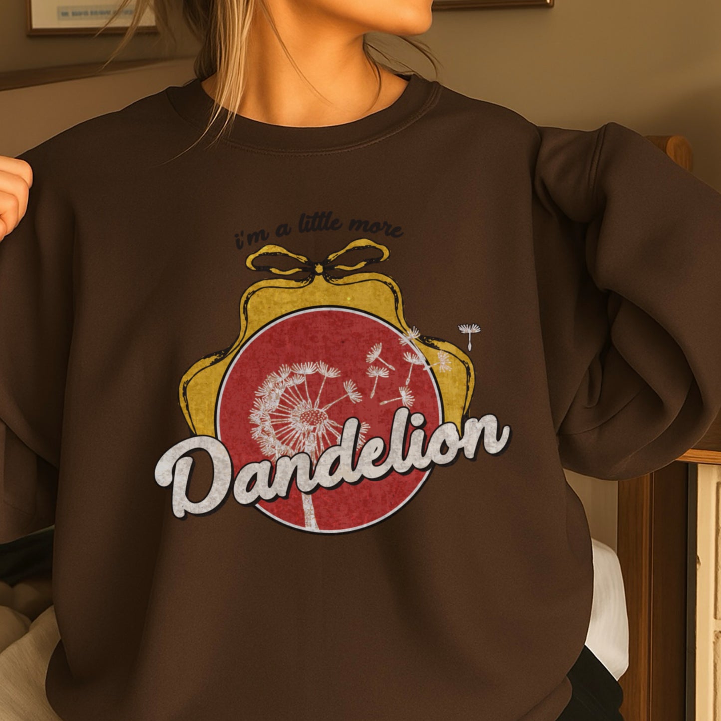 I’m A Little More Dandelion Crewneck Sweatshirt
