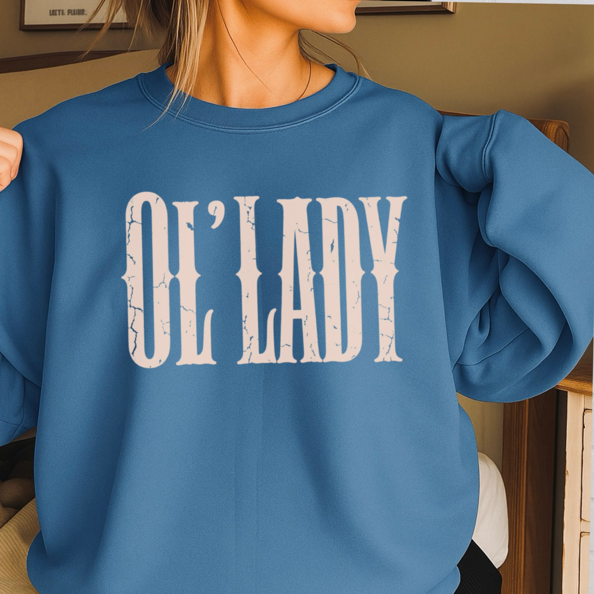 Ol’ Lady Crewneck Sweatshirt