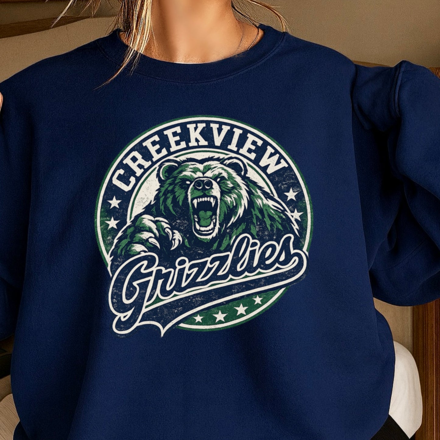 Creekview Grizzlies Crewneck Sweatshirt