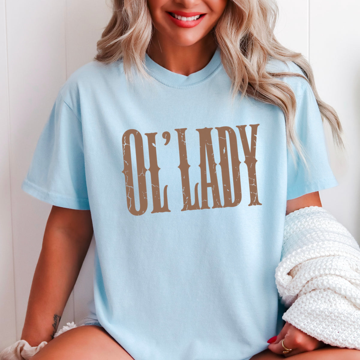 Ol’ Lady Comfort Color Graphic Tee