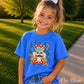 Preppy Nutcracker Christmas Youth Comfort Color T-Shirt