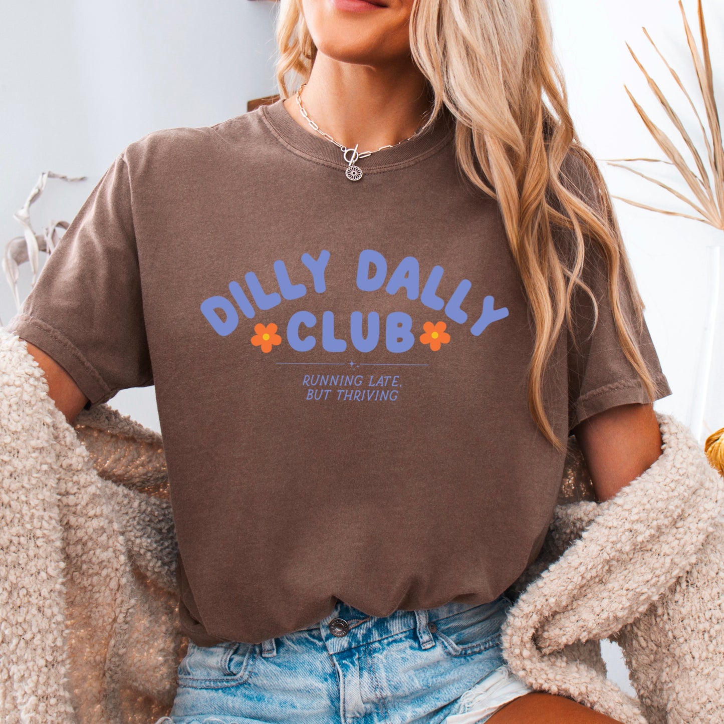 Dilly Dally Club Comfort Color Graphic Tee
