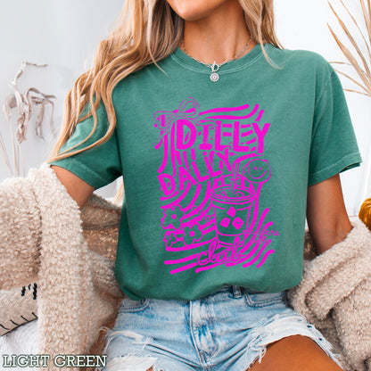 Dilly Dally Club Comfort Color Graphic Tee