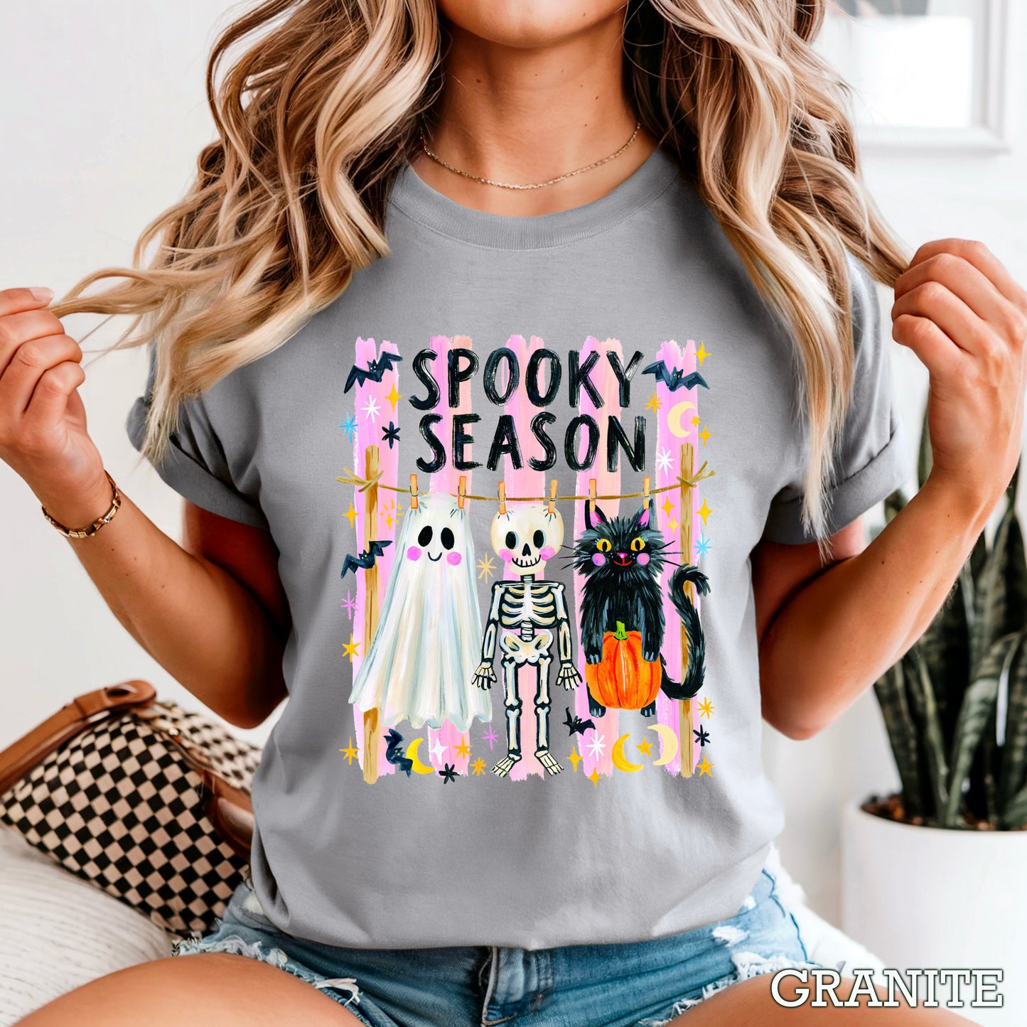 Spooky Season Halloween Comfort Color Graphic Tee