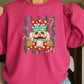 Preppy Nutcracker Christmas Crewneck Sweatshirt