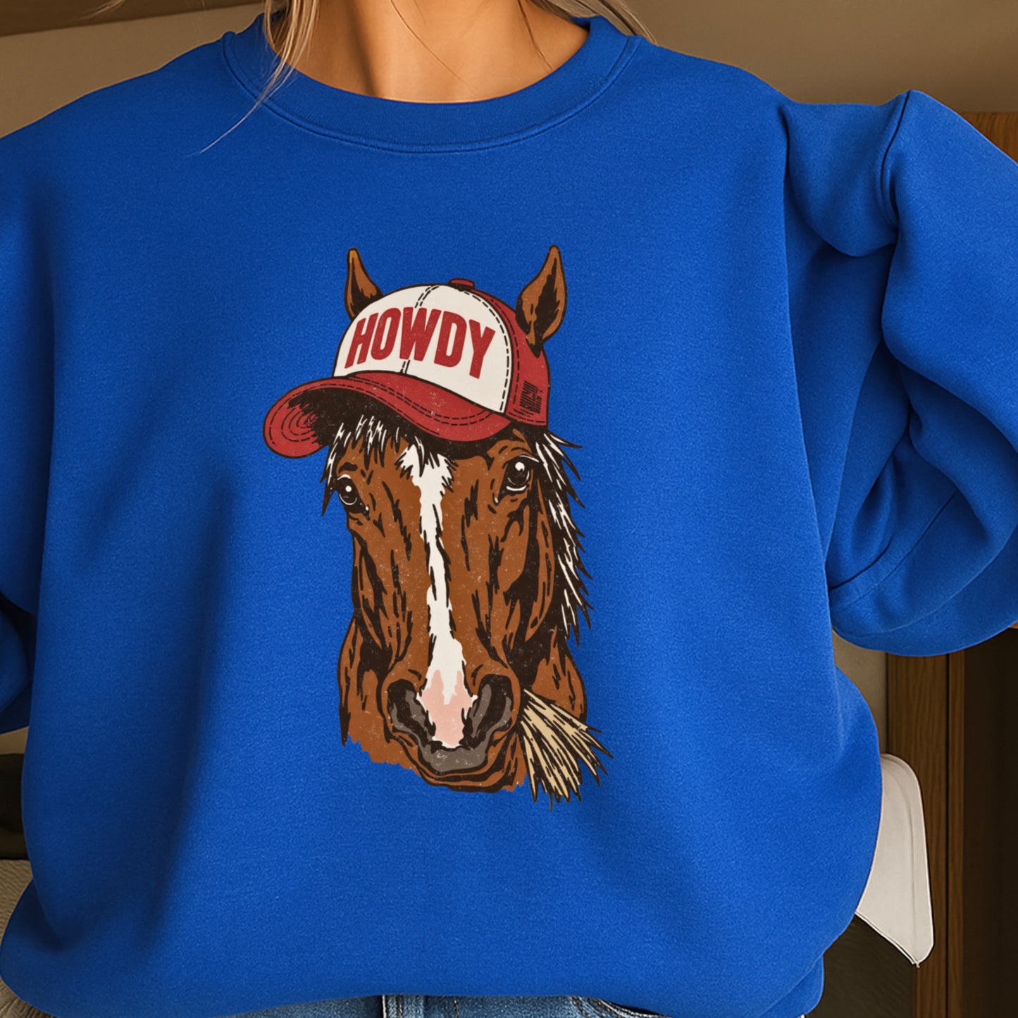 Howdy Horse Crewneck Sweatshirt