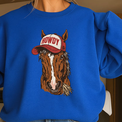 Howdy Horse Crewneck Sweatshirt