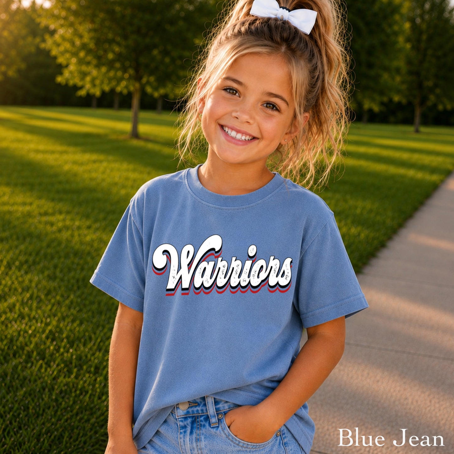 Warriors Youth Comfort Color T-Shirt
