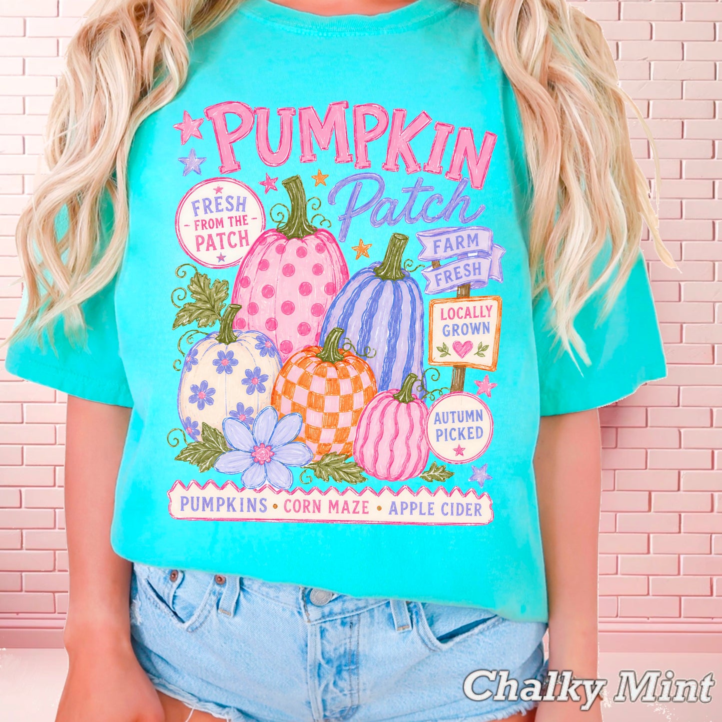 Pumpkin Patch Comfort Color Graphic Tee