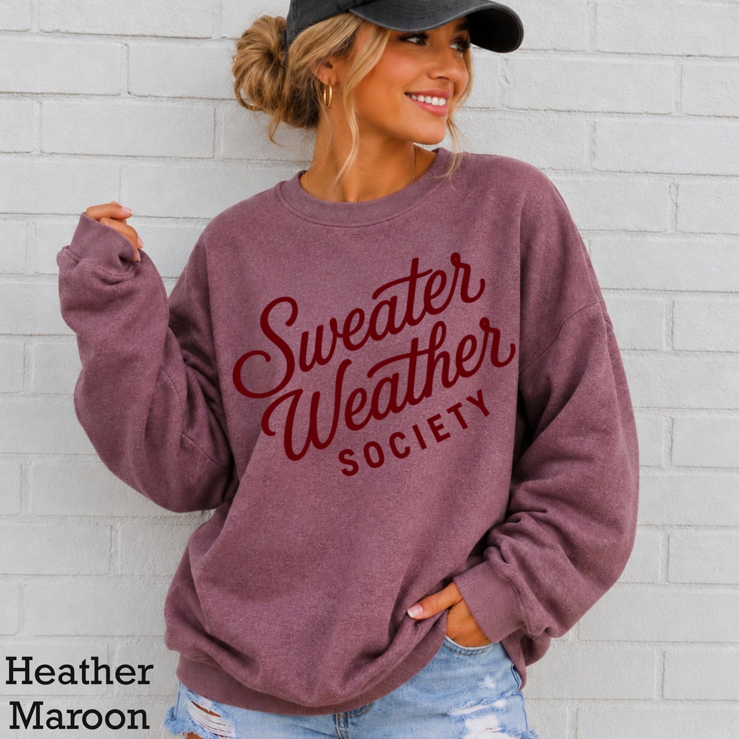 Sweater Weather Society Crewneck Sweatshirt