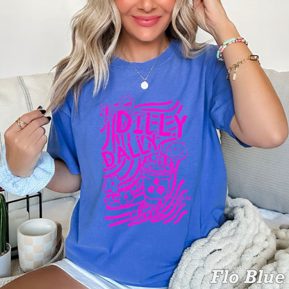 Dilly Dally Club Comfort Color Graphic Tee