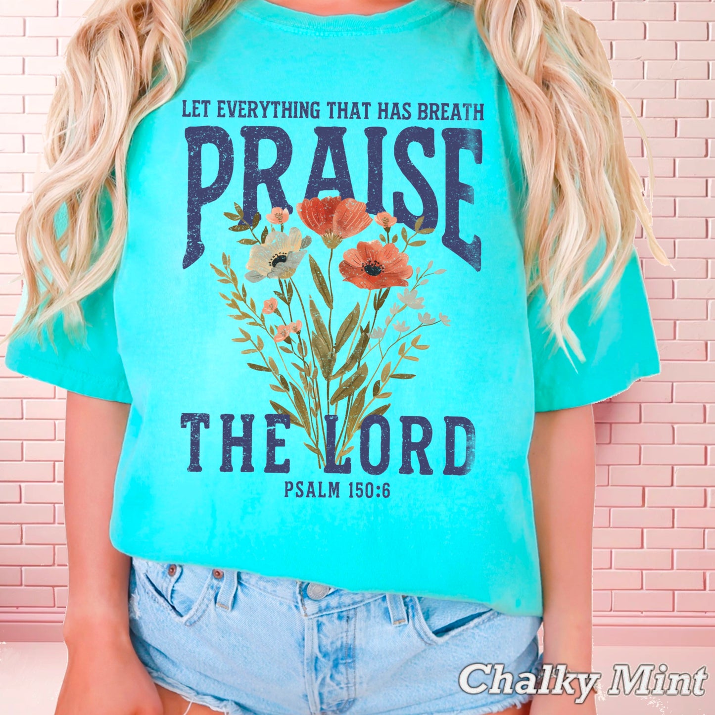 Let Everything That Has Breath Praise The Lord Comfort Color Graphic Tee