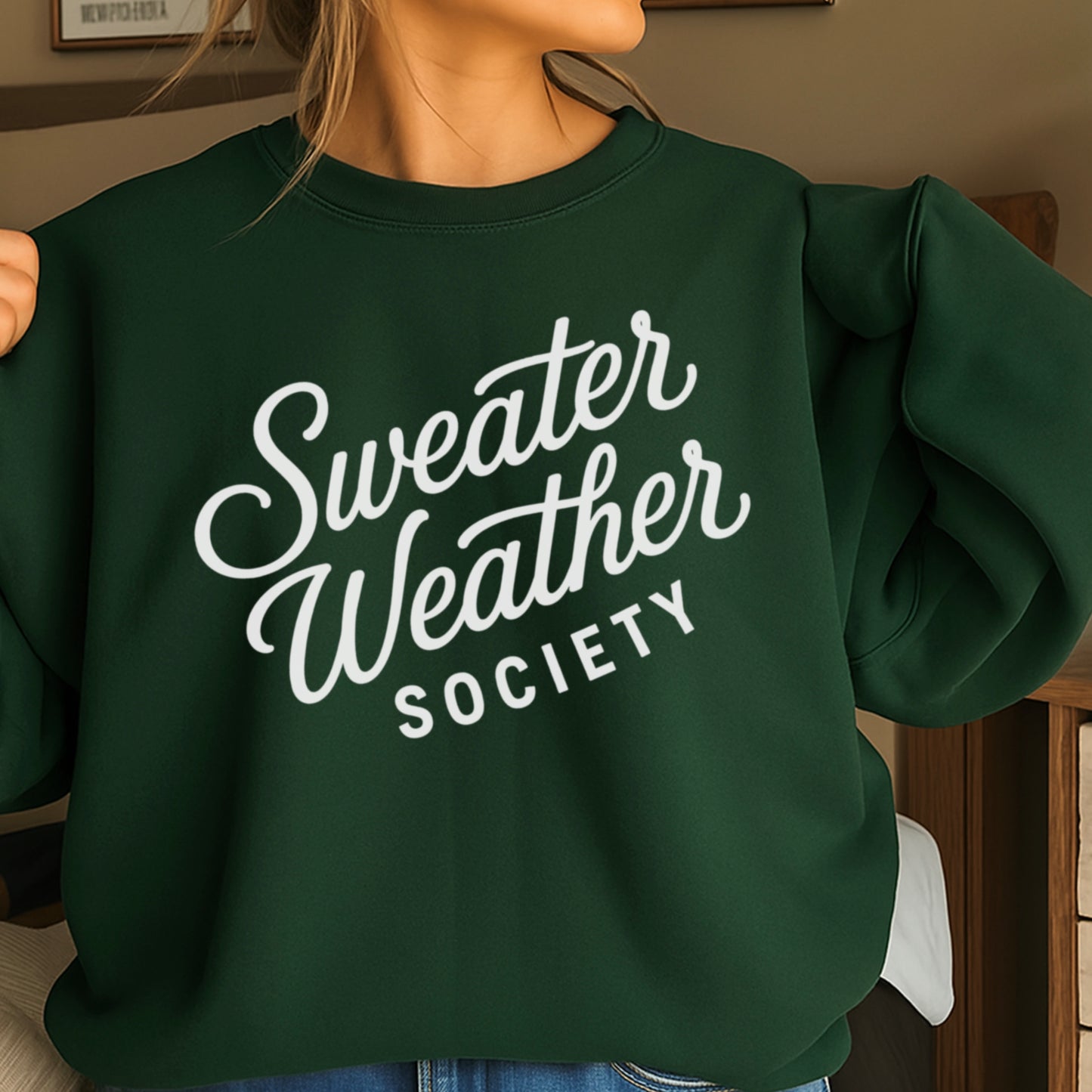 Sweater Weather Society Crewneck Sweatshirt