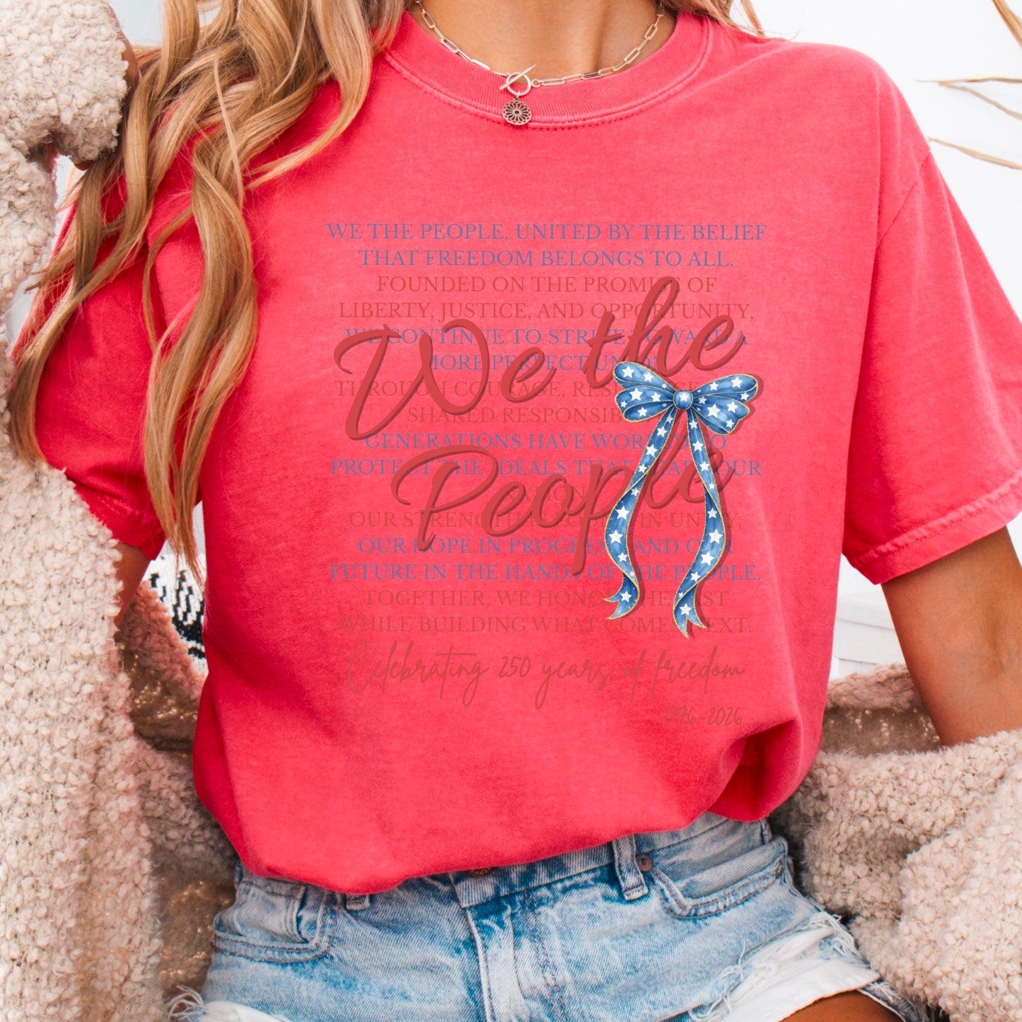 We The People Comfort Color Graphic Tee