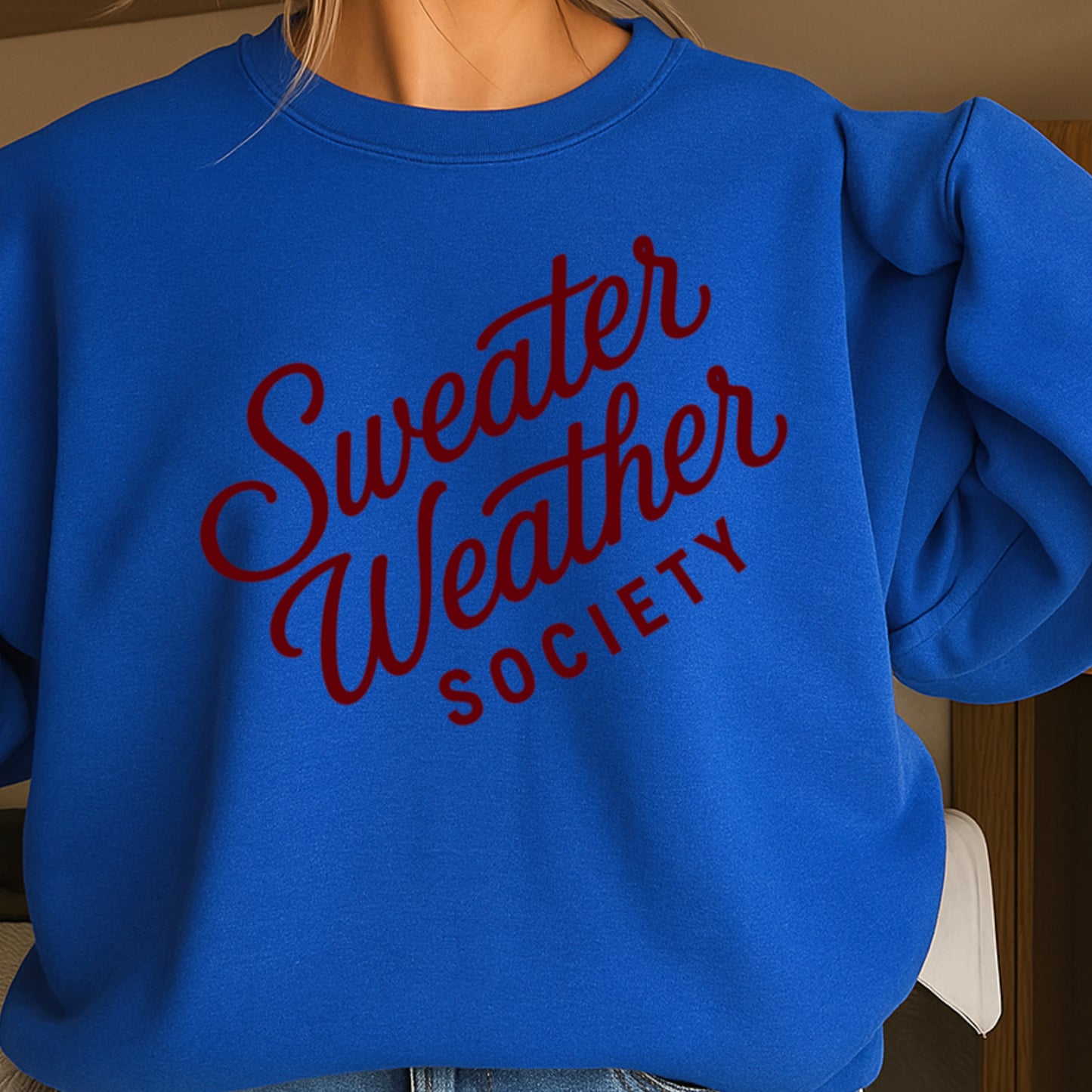 Sweater Weather Society Crewneck Sweatshirt