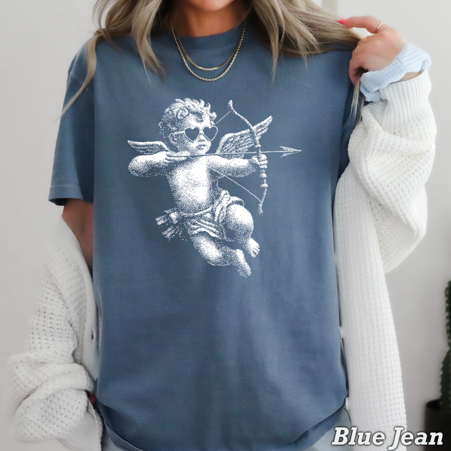 Halftone Valentine’s Day Comfort Color Graphic Tee