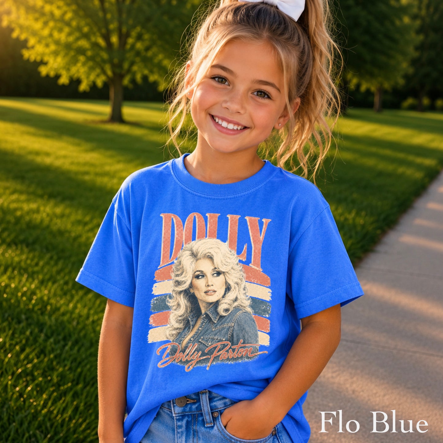 Retro Dolly Youth Comfort Color T-Shirt
