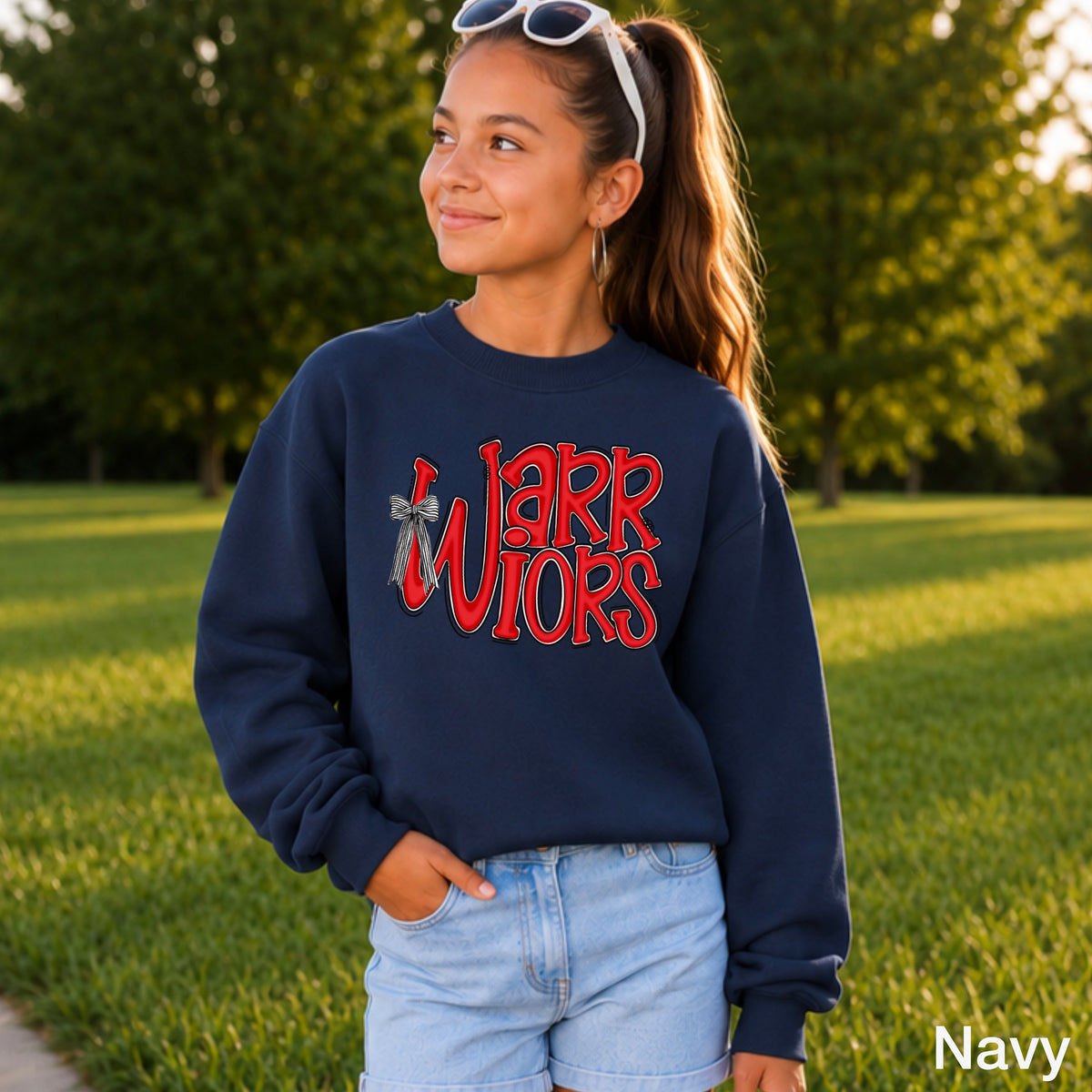 Warriors Youth Crewneck Sweatshirt