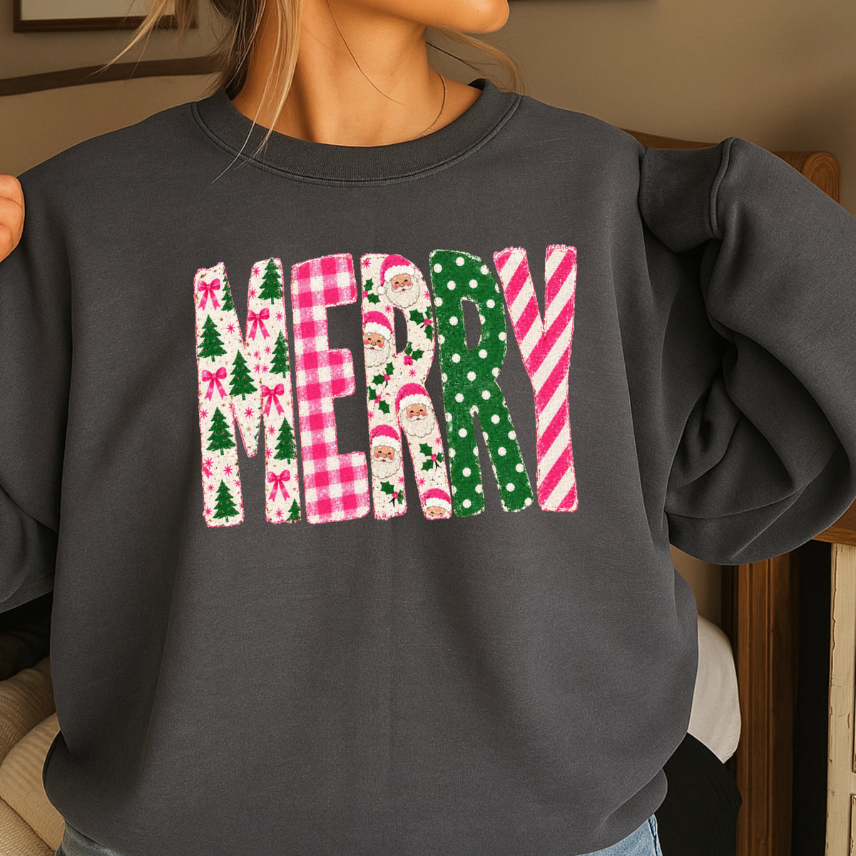 Merry Christmas Crewneck Sweatshirt